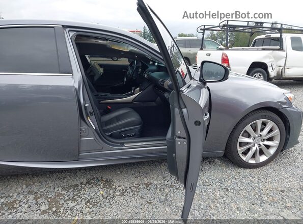 JTHBA1D21G5023497 2016 LEXUS IS 200T Gray Widok wnętrza z przodu