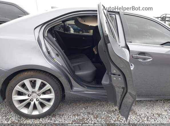 JTHBA1D21G5023497 2016 LEXUS IS 200T Gray Widok naklejki z numerem VIN