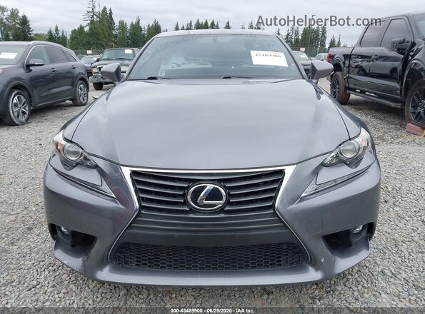 JTHBA1D21G5023497 2016 LEXUS IS 200T Gray Widok wnętrza z tyłu