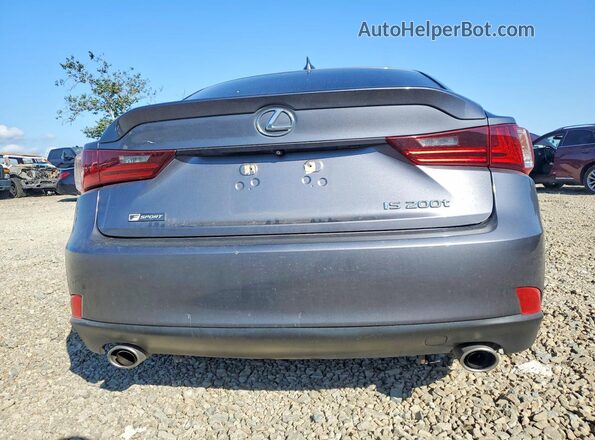 JTHBA1D21G5024925 2016 LEXUS IS Gray Widok z tyłu