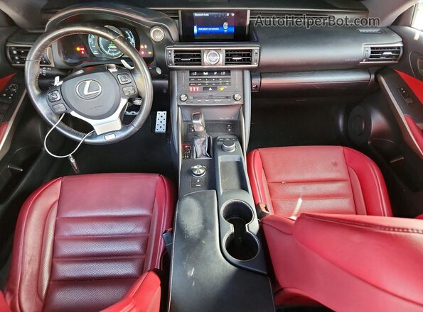 JTHBA1D21K5092473 2019 LEXUS IS Белый Вид панели приборов