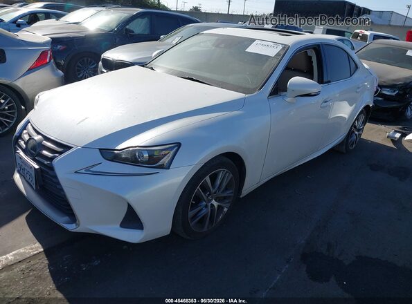 JTHBA1D21K5096006 2019 LEXUS IS 300 White Передня ліва чверть