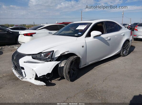 JTHBA1D21K5098449 2019 LEXUS IS 300 White წინა მარცხენა ხედი სამი მეოთხედიდან