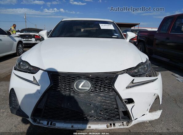 JTHBA1D21K5098449 2019 LEXUS IS 300 White ხელსაწყოთა პანელის ხედი