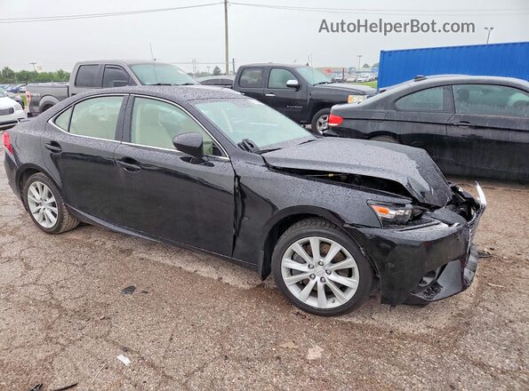 JTHBA1D22G5020396 2016 LEXUS IS Black Przód prawy