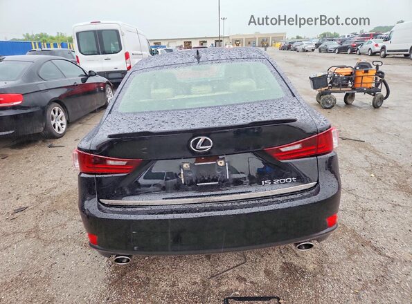 JTHBA1D22G5020396 2016 LEXUS IS Black Widok z tyłu