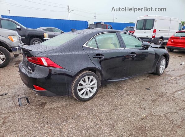 JTHBA1D22G5020396 2016 LEXUS IS Black Tył prawy