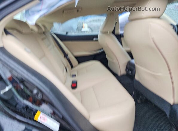 JTHBA1D22G5020396 2016 LEXUS IS Black Widok tylnych siedzeń