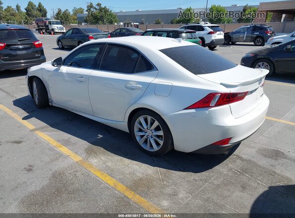 JTHBA1D22G5025842 2016 LEXUS IS 200T White Trasero izquierdo