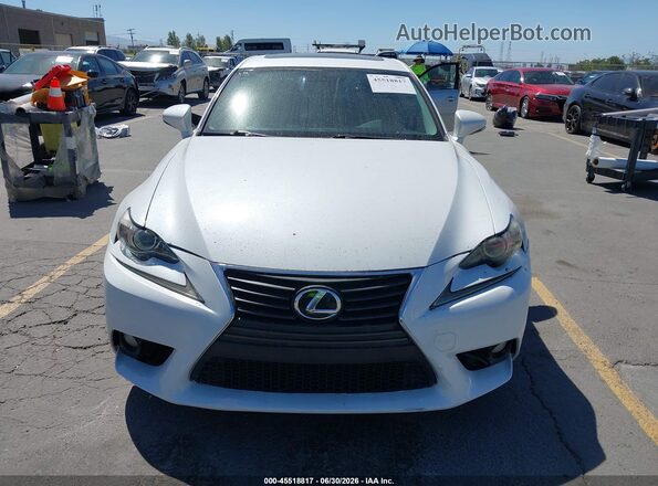 JTHBA1D22G5025842 2016 LEXUS IS 200T White Vista del cuadro de instrumentos