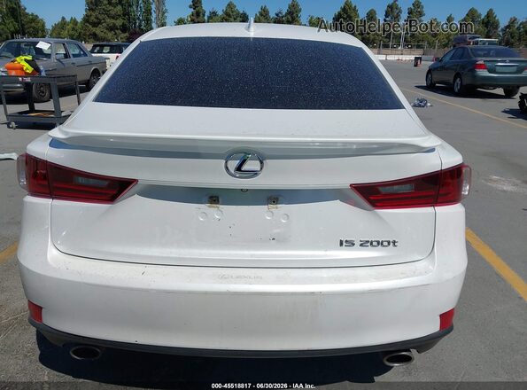 JTHBA1D22G5025842 2016 LEXUS IS 200T White 