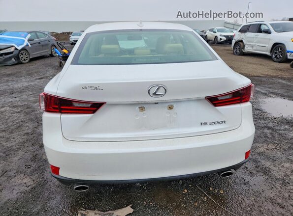JTHBA1D22G5029051 2016 LEXUS IS White Հետևի տեսք