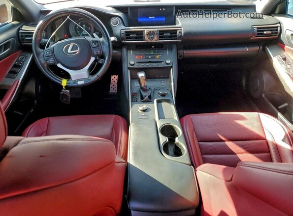 JTHBA1D22K5090165 2019 LEXUS IS White Dashboard view
