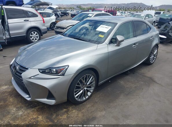 JTHBA1D22K5094944 2019 LEXUS IS 300 Gray Առջևի ձախ երեք քառորդ տեսարան