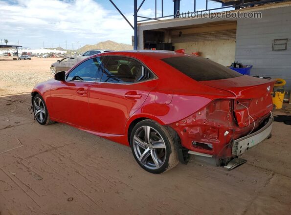 JTHBA1D23H5048631 2017 LEXUS IS Red Rear left