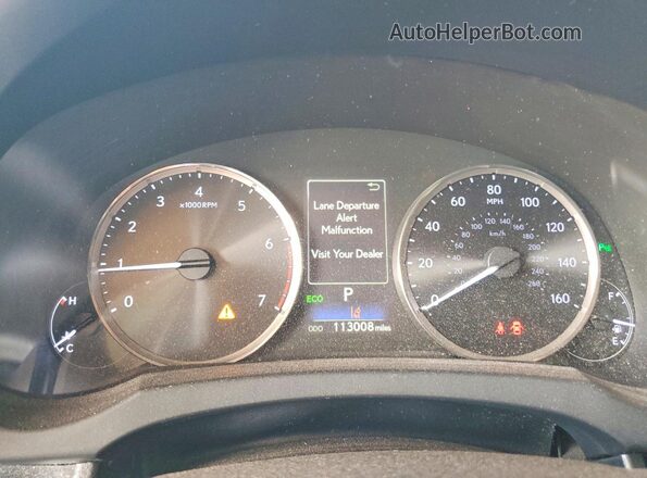 JTHBA1D23H5048631 2017 LEXUS IS Red Instrument cluster view
