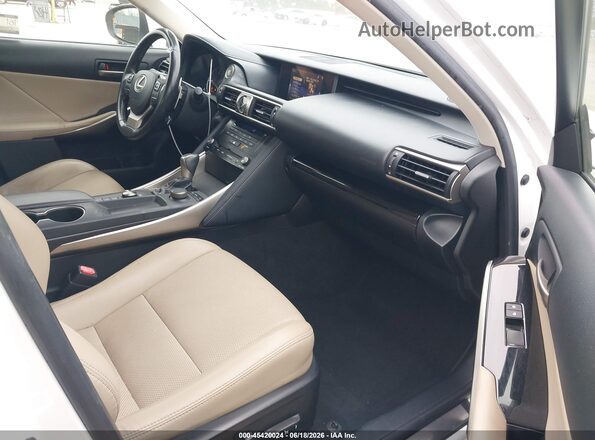 JTHBA1D23H5050220 2017 LEXUS IS 200T White Front interior view