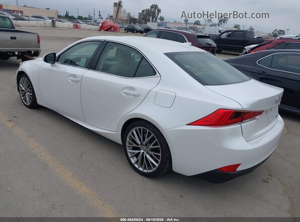 JTHBA1D23H5050220 2017 LEXUS IS 200T White Rear left