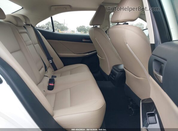 JTHBA1D23H5050220 2017 LEXUS IS 200T White VIN sticker view