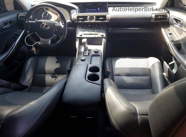 JTHBA1D24G5007388 2016 LEXUS IS Silver Dashboard view