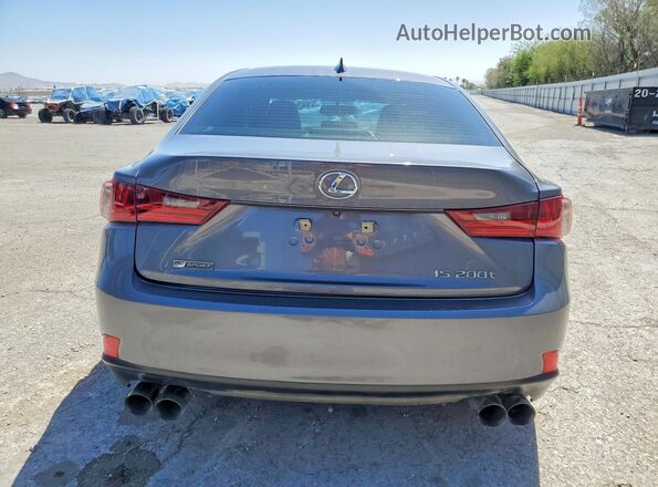 JTHBA1D24G5011750 2016 LEXUS IS Gray Հետևի տեսք