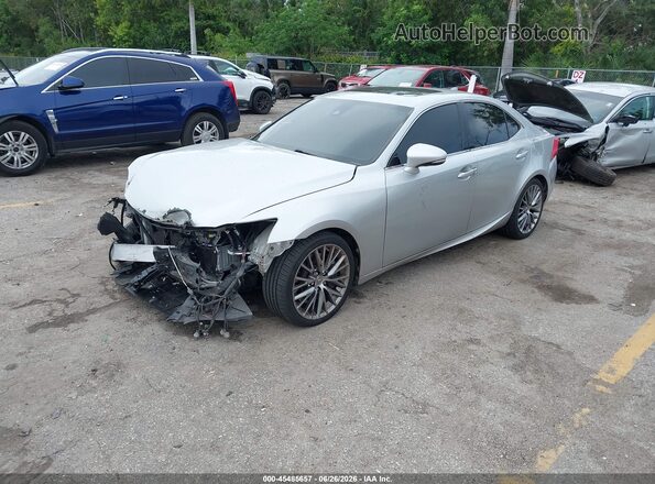 JTHBA1D24H5044653 2017 LEXUS IS 200T Серебряный Передняя левая четверть