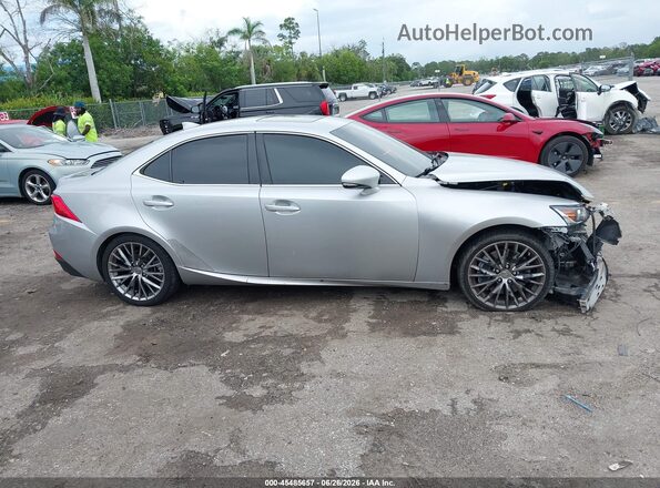 JTHBA1D24H5044653 2017 LEXUS IS 200T Серебряный Панорамный вид салона 360°