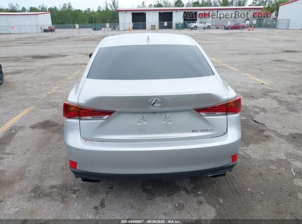 JTHBA1D24H5044653 2017 LEXUS IS 200T Серебряный 