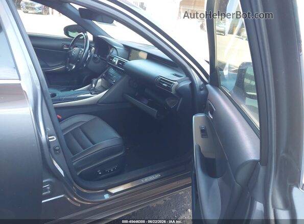 JTHBA1D24H5061288 2017 LEXUS IS 200T Gray Front interior view