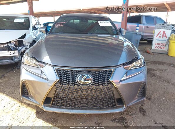 JTHBA1D24H5061288 2017 LEXUS IS 200T Gray Instrument cluster view
