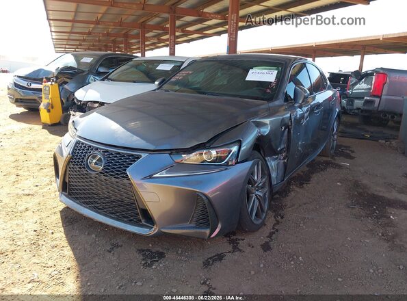JTHBA1D24H5061288 2017 LEXUS IS 200T Gray Front view