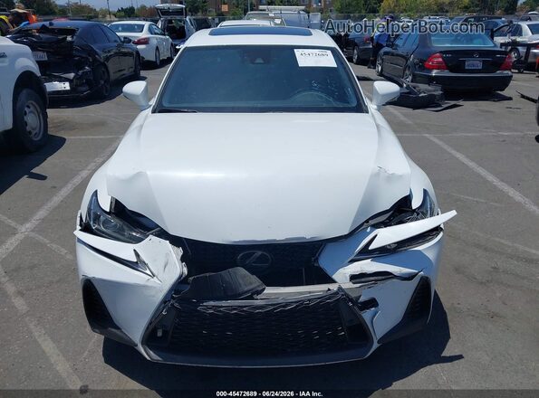 JTHBA1D24J5067842 2018 LEXUS IS 300 Белый Вид задней части салона