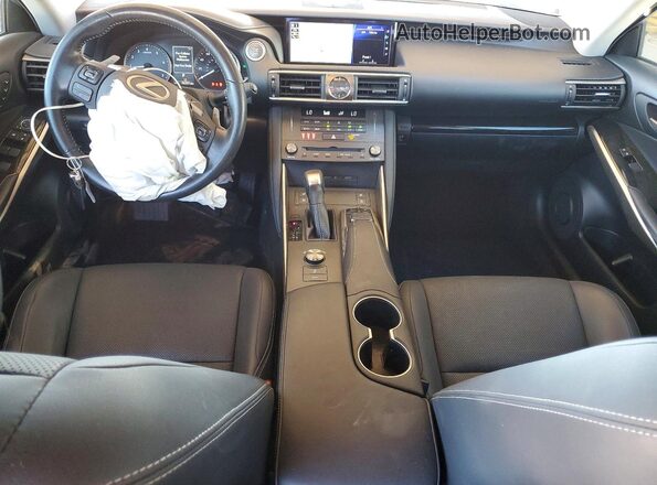 JTHBA1D24K5087784 2019 LEXUS IS White Вид панелі приладів