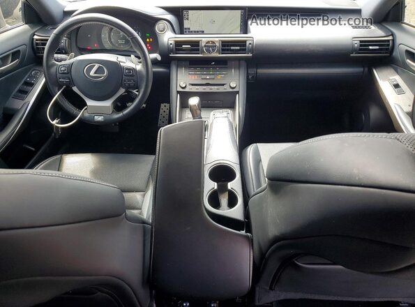 JTHBA1D24K5090815 2019 LEXUS IS Charcoal Առջևի վահանակի տեսք