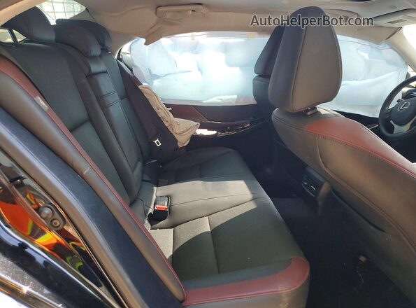 JTHBA1D24K5099045 2019 LEXUS IS Black Հետևի նստատեղերի տեսք