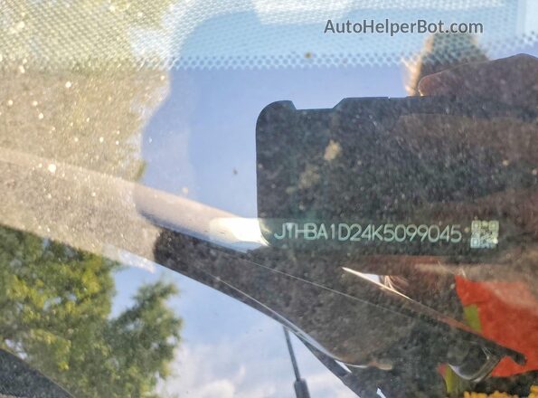 JTHBA1D24K5099045 2019 LEXUS IS Black Շարժիչի բաժամունքի տեսք