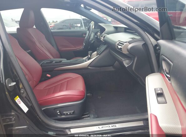 JTHBA1D25G5023714 2016 LEXUS IS 200T Black Front interior view