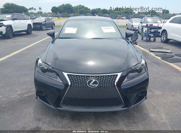 JTHBA1D25G5023714 2016 LEXUS IS 200T Black Rear interior view