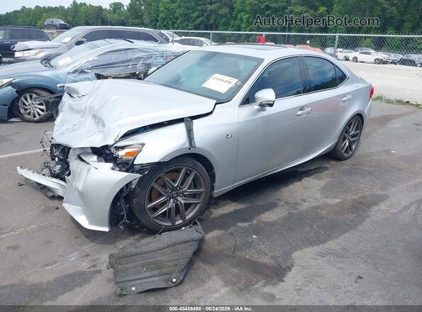 JTHBA1D25G5036611 2016 LEXUS IS 200T Silver წინა მარცხენა ხედი სამი მეოთხედიდან