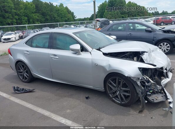 JTHBA1D25G5036611 2016 LEXUS IS 200T Silver უკანა სალონის ხედი