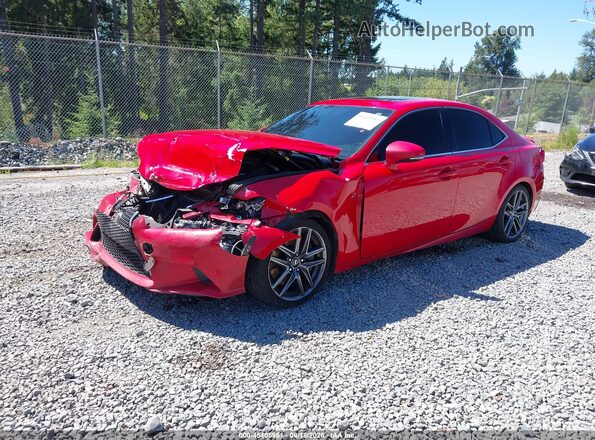 JTHBA1D26G5013743 2016 LEXUS IS 200T Red Przód lewy