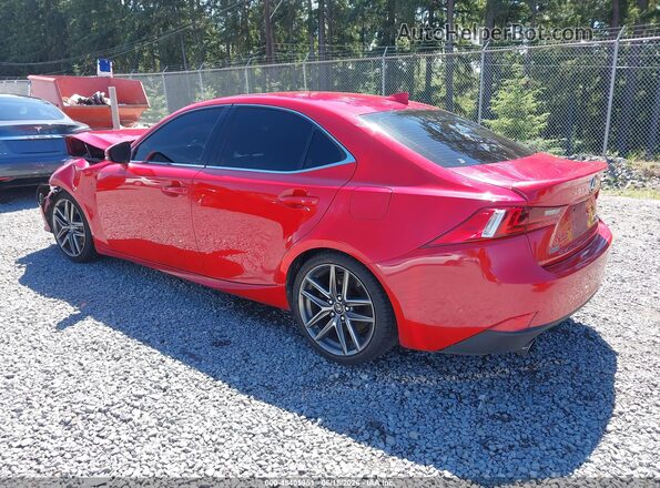 JTHBA1D26G5013743 2016 LEXUS IS 200T Red Tył lewy