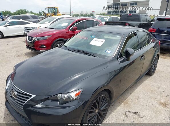 JTHBA1D26G5030123 2016 LEXUS IS 200T Black Вид спереду