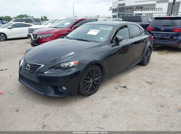 JTHBA1D26G5030123 2016 LEXUS IS 200T Black Передня ліва чверть