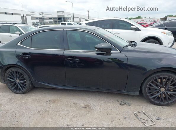 JTHBA1D26G5030123 2016 LEXUS IS 200T Black Вид задньої частини салону