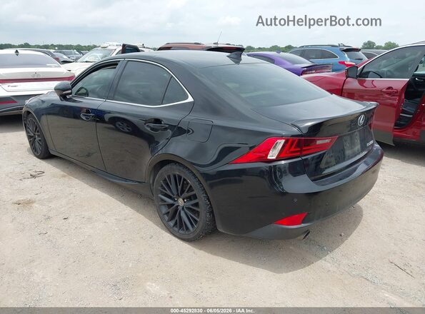 JTHBA1D26G5030123 2016 LEXUS IS 200T Black Задня ліва чверть