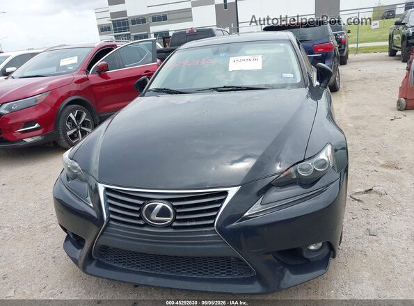 JTHBA1D26G5030123 2016 LEXUS IS 200T Black Вид щитка приладів