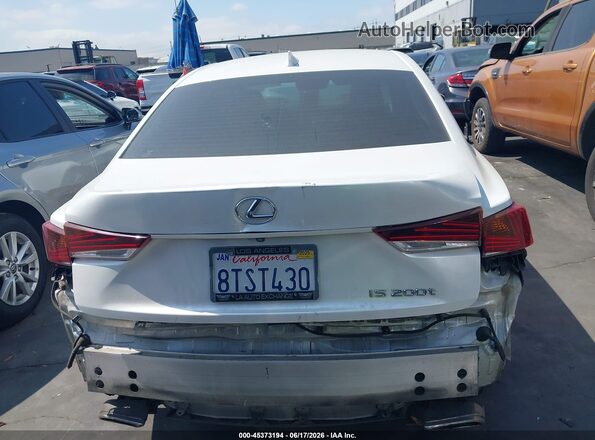 JTHBA1D26H5040278 2017 LEXUS IS 200T White 