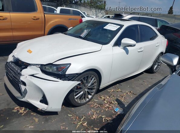 JTHBA1D26H5040278 2017 LEXUS IS 200T White Front left
