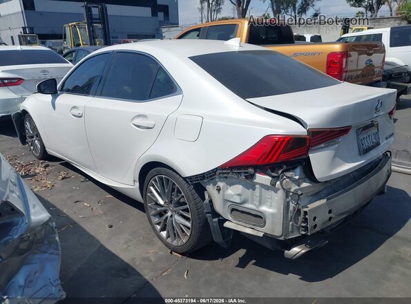 JTHBA1D26H5040278 2017 LEXUS IS 200T White Rear left